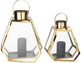 Lampáš zlatý BXD 19913 (2ks)