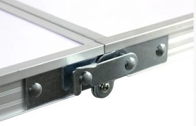 Bestent Kempingový stôl 120x60x70cm a 4 stoličky White