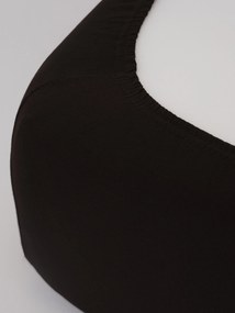 Jersey plachta Classic 180 × 200 cm - tmavo hnedá