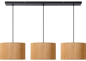 Lucide 03429/03/30 - Luster na lanku MAGIUS 3xE27/40W/230V bambus