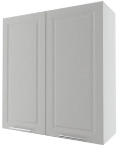 Kuchynská linka Emporium W4/90 light grey stone/biela