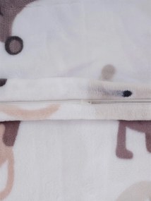 Obliečka na vankúš mikroplyš 70 × 90 cm – Psíci