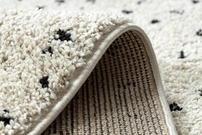 Dywany Łuszczów Kusový koberec Berber Syla B752 dots cream - 160x220 cm