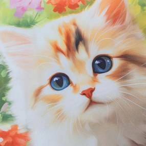 Sada 2 ks obliečok na vankúšiky MAČIATKA 40 x 40 cm