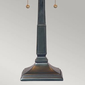 Elstead QZ-STEPHEN-TL - Stolná lampa Tiffany STEPHEN 2xE27/60W/230V