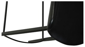 Čierna koženková barová stolička DAN-FORM Denmark Hype