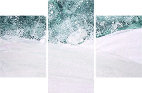 Obraz - Tyrkysová abstrakcia (90x60 cm)