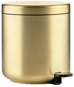 Nášľapný odpadkový kôš z nehrdzavejúcej ocele v mosadznej farbe 4 l Ume Brass – Zone