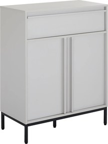 XXXLutz KOMODA, čierna, svetlosivá, 80/101/40 cm Xora - Komody - 002479000115