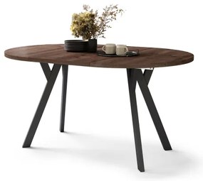 Rozkladací jedálenský stôl ARTUR dub/čierny