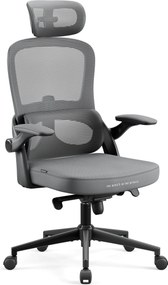 Ergonomická kancelárska stolička Normal Size, sivá: Diablo V-Light