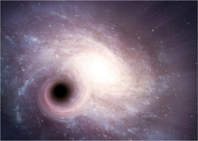 Obraz - Špirálna galaxia (70x50 cm)