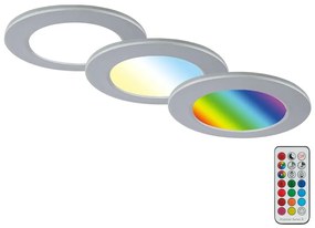 Briloner - SADA 3x LED Stmievateľné kúpeľňové svietidlo LED/4,8W/230V IP65