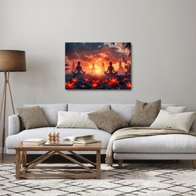 Obraz - Jóga v prírode (70x50 cm)