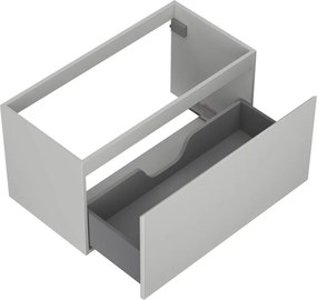Mexen Orio, kúpeľňová skrinka 90 cm, 1 zásuvka, sivá matná, 91A10-09047-1-BF62