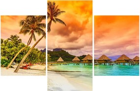 Obraz - Ostrov Bora Bora (90x60 cm)