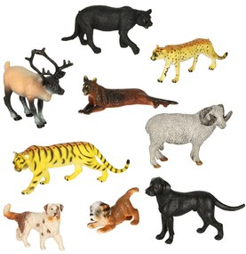 KIK Figurky zvířat v zoo sada 31 el.