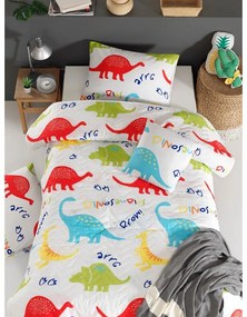 Detská prikrývka cez posteľ s obliečkou na vankúš Mijolnir Dinazorus, 160 x 220 cm