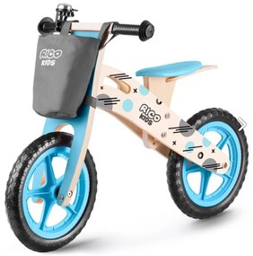 7612 RicoKids Drevené odrážadlo Ricokids RC-611 Modrá