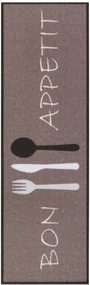Koberec / Behúň Cook & Clean Bon Appetit hnedý / biely