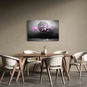 Obraz ružových gulí (90x60 cm)