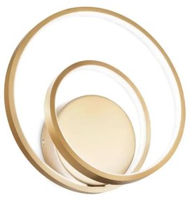 Ideal Lux - LED Stmievateľné nástenné svietidlo OZ LED/28W/230V CRI 90 zlatá