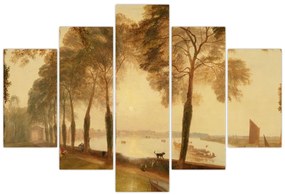 Obraz - Joseph Mallord William Turner, Mortlake Terrace, reprodukcia (150x105 cm)