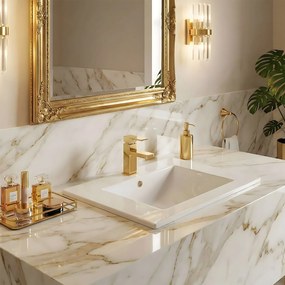 Rea Dafne 75 umývadlo, 76 x 47 cm, biela, REA-U0040