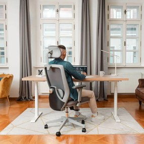 Liftor Space ergonomická kancelárska stolička, sivá