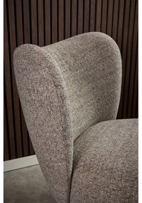 Béžové kreslo z textílie buklé Elmont – Actona