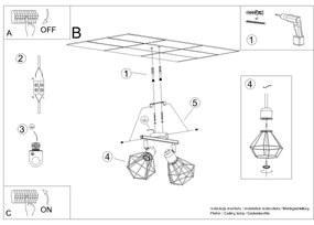 Sollux SL.1103 - Bodové svietidlo ARTEMIS 2xE14/40W/230V biela