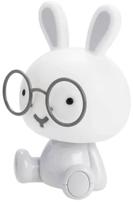 LED detské nočné svetlo HOPPY 23,5 cm, biela