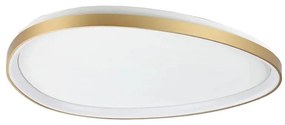 Ideal Lux - LED Stm stropné svietidlo GEMINI LED/42W/230V pr. 81 cm CRI 90 zlatá