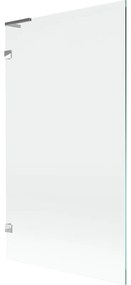 Mexen, Mexen Lunar L 1-krídlová vaňová zástena 100 x 150 cm, transparentná, chróm - 897L-100-000-01-00