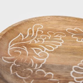 Dekoračný tanier FLOAR drevený 727702