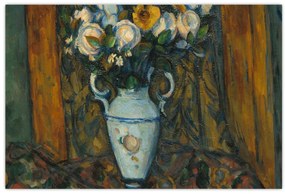 Obraz - Paul Cézanne, Vase of Flowers, reprodukcia (90x60 cm)