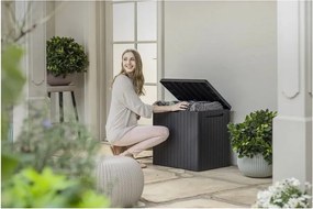 Sivý záhradný úložný box City – Keter