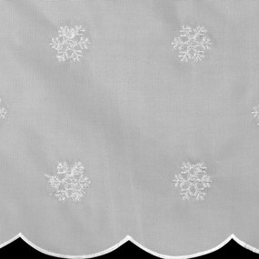 KRÁTKA ZÁCLONA NA PÚTKACH XMAS20 150X40 CM VZOROVANÁ