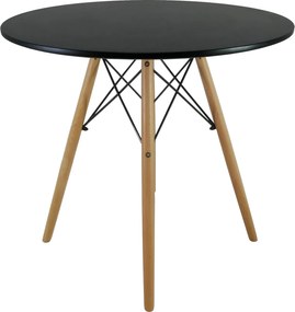CH Okrúhly jedálenský stôl Jerry - čierna