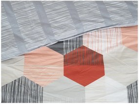 Obliečky z Renforcé bavlny HONEY COMB sivé Rozmer obliečky: 70 x 90 cm | 140 x 200 cm