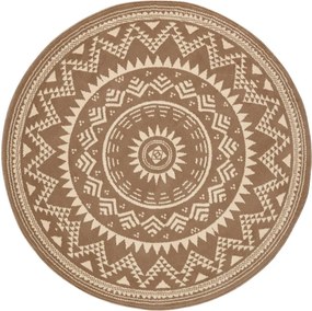 Hanse Home Collection koberce Kusový koberec Celebration 103443 Valencia Brown - 140x140 (průměr) kruh cm