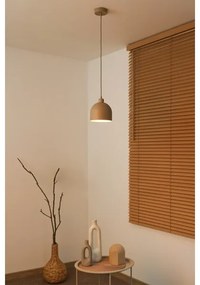 Duolla - Luster na lankovom závesení IRONLINE 1xE27/15W/230V priemer 17 cm béžový