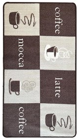 Koberec 0,8/1,5 KMDV136 hnedá