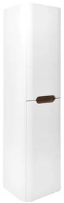 Kúpeľňová skrinka vysoká SAT Fusion 40x149x33 cm biela mat SATFUSIONV40W, 1 ks