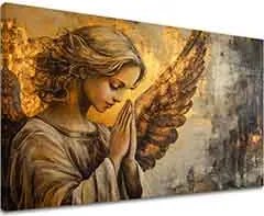 Obrazy anjelov Modlitba svetla | 100% originál domaľovaný akrylom