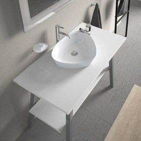 DURAVIT Cape Cod umývadlo na dosku (trioval) bez otvoru, bez prepadu, 500 x 405 mm, biela, s povrchom WonderGliss, 23395000001