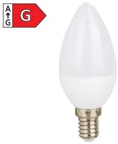 Diolamp SMD LED žiarovka matná Candle C37 5W/230V/E14/3000K/440Lm/200°