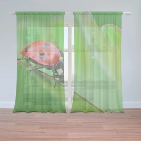 Sablio Záclony Lienka na liste: 2ks 150x250cm
