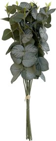 Dekorácia umelá zelená kvetina Eucalyptus bouquet - 35 cm