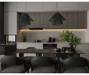 MAXLIGHT P0580 - Luster na lanku AMALFI 1xE27/15W/230V pr. 45 cm čierna